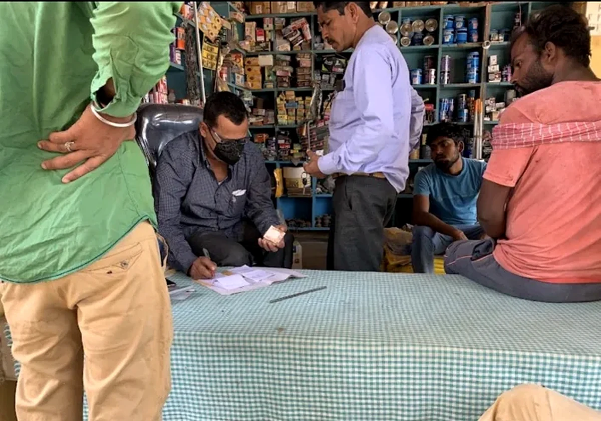 Customer service at Om Traders